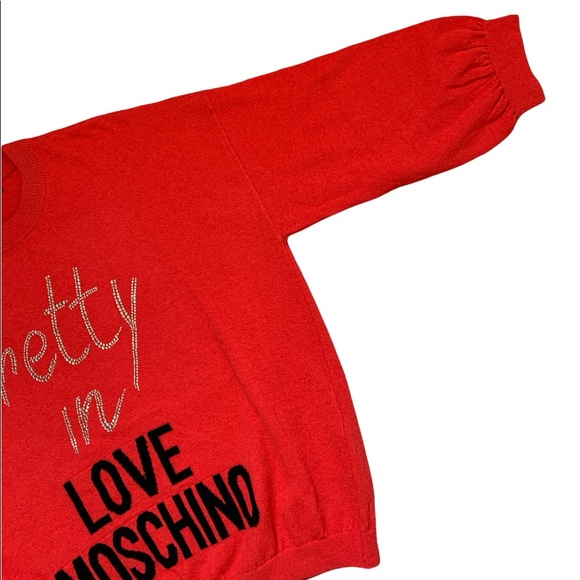 Love Moschino “Pretty in Love Moschino” sweater size M - Picture 3 of 10